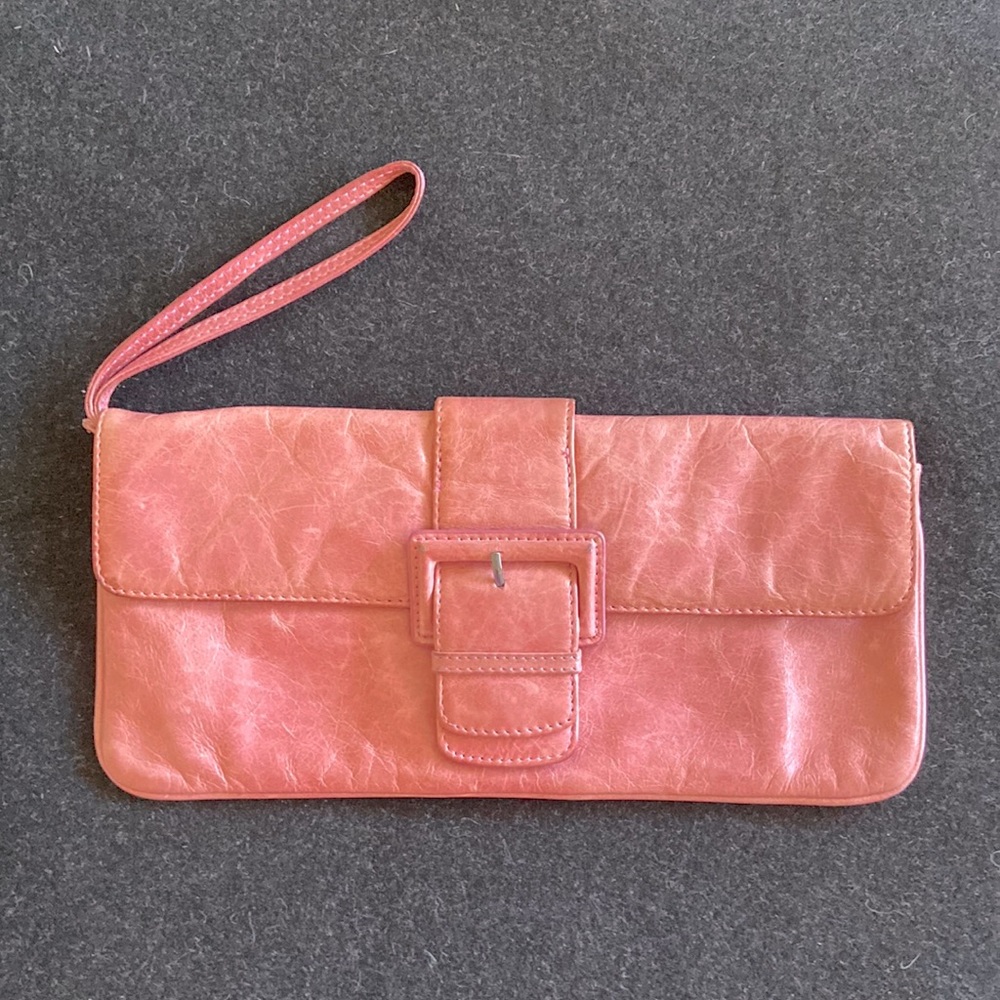 2000’s Hobo Pink Leather Clutch